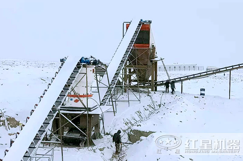 內(nèi)蒙鄂爾多斯采石廠碎石生產(chǎn)線圖1