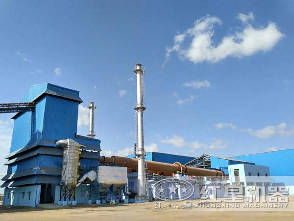 陶粒砂回轉(zhuǎn)窯現(xiàn)場實拍展示圖